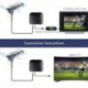 Outdoor Digital Amplified HDTV Antenna - 150 Miles Range - 360° Rotation 